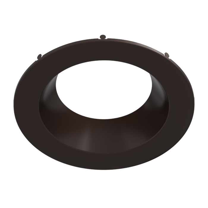 RAB Color Trim For CRLEDFA 8 Inch Bronze Smooth (DLTRIM/CRLEDFA8R-BRS)