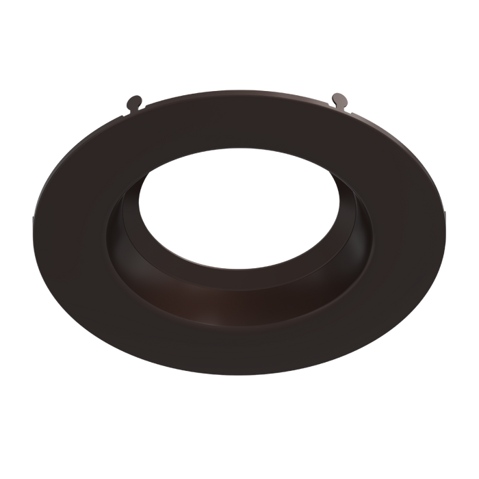 RAB 6 Inch Recessed Retrofit Downlight Round Smooth Bronze Color Trim (DLTRIM/R6RS-BRZ)