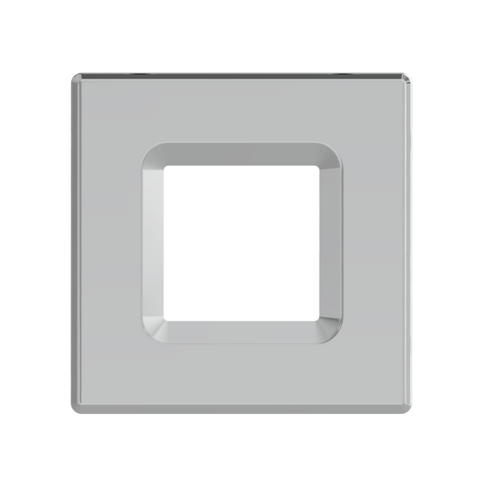 RAB Color Trim For Square Wafer 4 Inch Brushed Nickel Smooth (DLTRIM/WFRL4S-BNS)