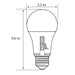 Feit Electric Color Changing A19 Party Bulb (A19/RGBY/6WY/LEDI)