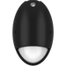 RAB Teardrop Mini Wall Pack 15W CCT Selectable 3000K/4000K/5000K 80 CRI 120-277V Black Battery Backup (DROPB/E)