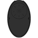 RAB Teardrop Mini Wall Pack 15W CCT Selectable 3000K/4000K/5000K 80 CRI 120-277V Black Battery Backup (DROPB/E)