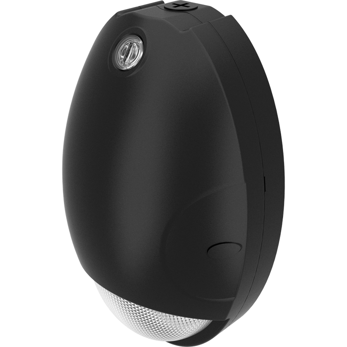 RAB Teardrop Mini Wall Pack 15W CCT Selectable 3000K/4000K/5000K 80 CRI 120-277V Black (DROPB)