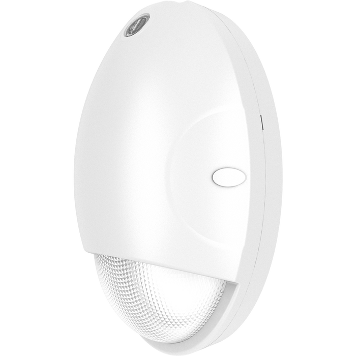RAB Teardrop Mini Wall Pack 15W CCT Selectable 3000K/4000K/5000K 80 CRI 120-277V White Battery Backup (DROPW/E)