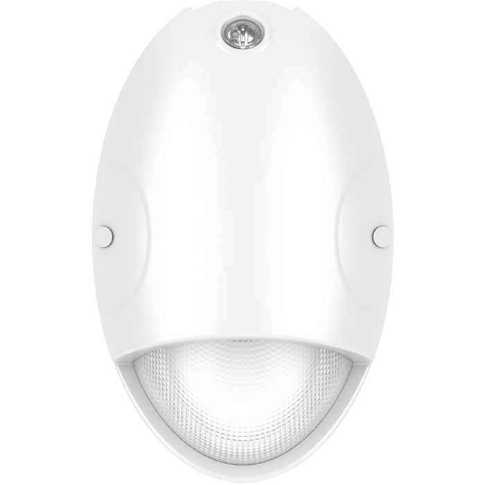 RAB Teardrop Mini Wall Pack 15W CCT Selectable 3000K/4000K/5000K 80 CRI 120-277V White Battery Backup (DROPW/E)