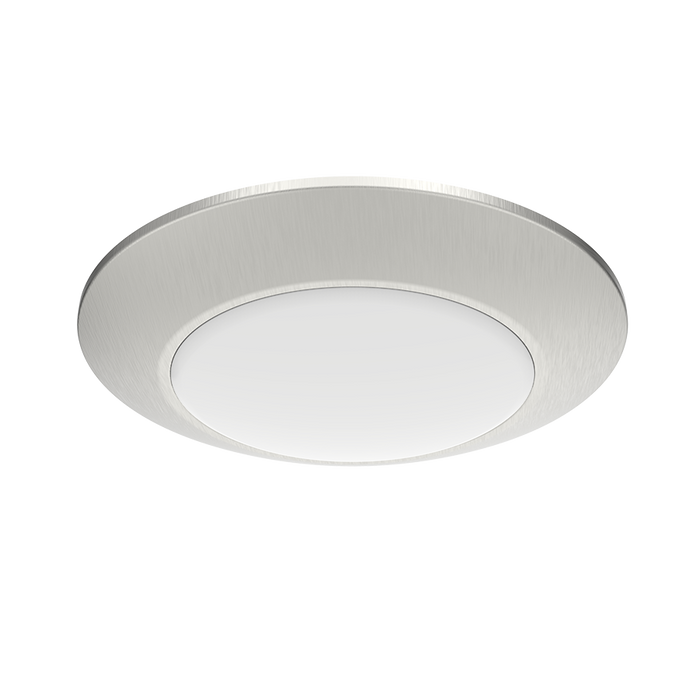 RAB Economy Disk 6 Inch 16W 90 CRI Round 4000K 1200Lm 120 Brushed Nickel (DSK34-6R16940120BNS)