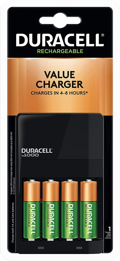 Duracell 4133366112 Speed Charger With 4 AA Cells (ION-SPEED-1000)