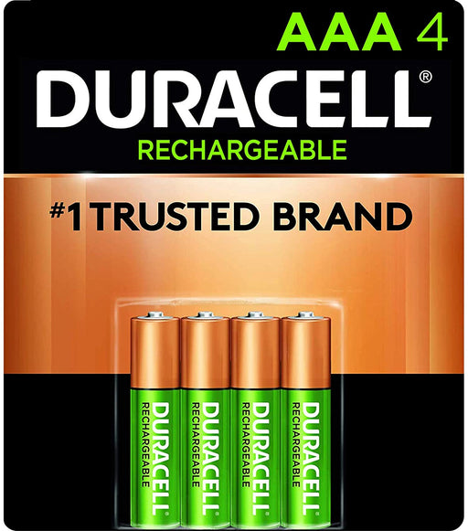 Duracell 4133366160 Duracell Pre-Charged AAA Nickel-Metal Hydride Battery (NiMH) 4-Pack (DX2400B4N)