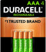 Duracell 4133366160 Duracell Pre-Charged AAA Nickel-Metal Hydride Battery (NiMH) 4-Pack (DX2400B4N)