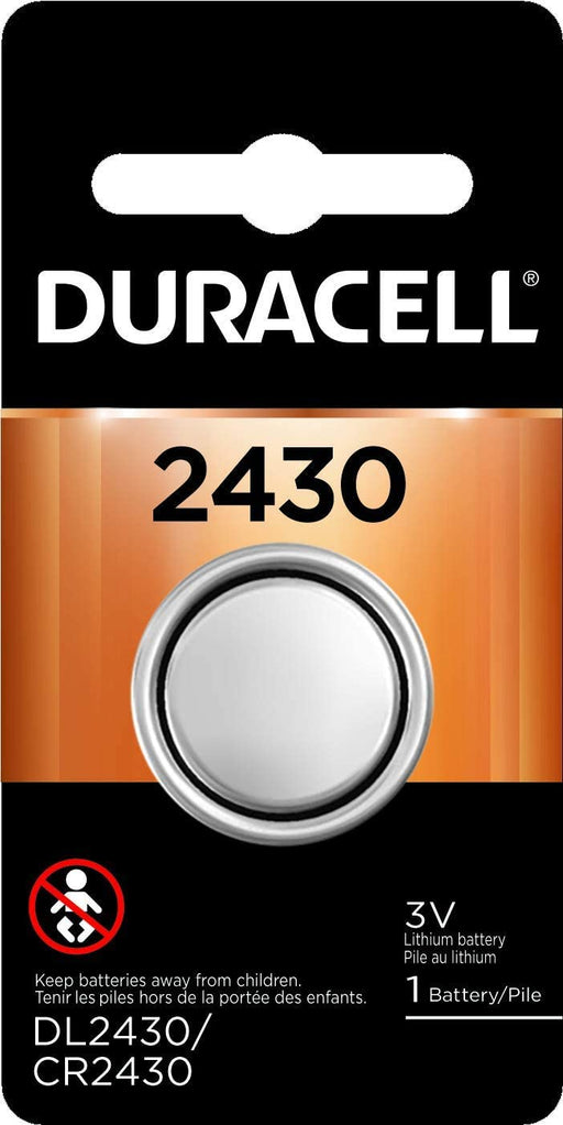 Duracell 4133366183 Home Medical Lithium 3V 1 Pack Blister (DL2430BPK)