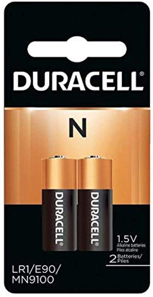Duracell 4133366200 Duracell Alkaline N 1.5V 2-Pack Blister (MN9100B2PK)