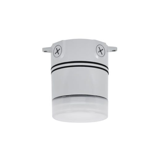 RDA Lighting DVAKSX-LED14-B-3K-DGY-FR Vaporproof LED 14W 120-277V 3000K Dove Gray Finish Frosted Glass Lens (051985)