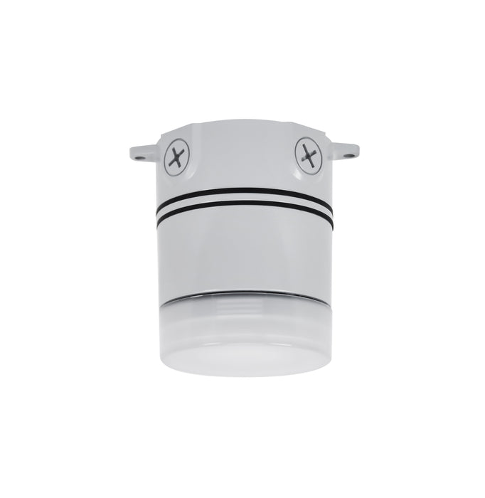 RDA Lighting DVAKSX-LED14-B-3K-DGY-FR Vaporproof LED 14W 120-277V 3000K Dove Gray Finish Frosted Glass Lens (051985)