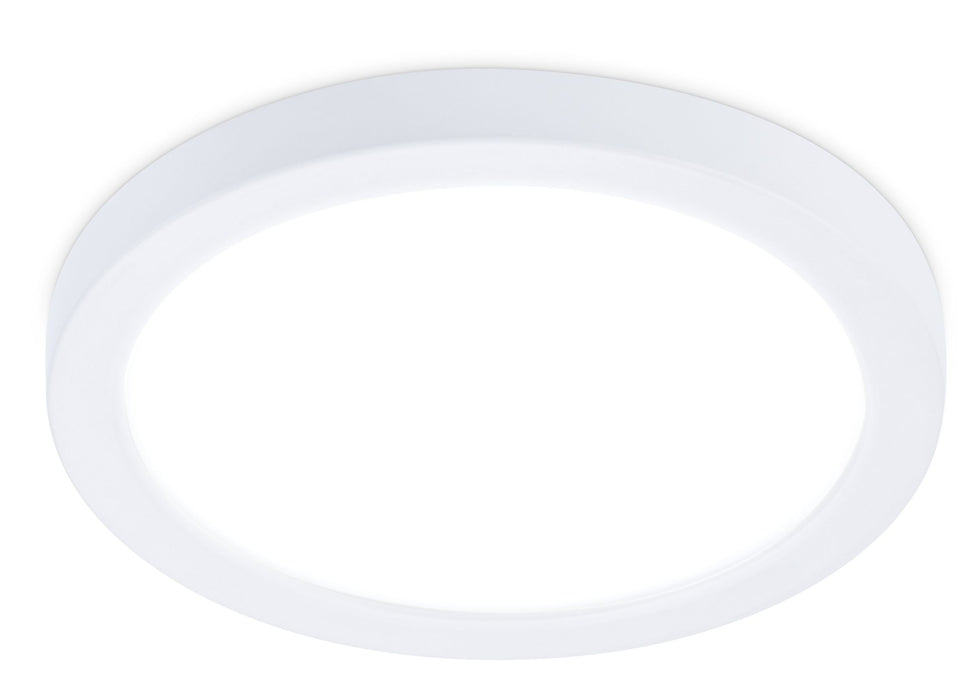 Philips Lightolier SD9R12ESCT1W 9 Inch Round Surface Mount LED Dual Select Downlight 1200Lm Triac Dimming 2700K/3000K/3500K/4000K/5000K 120V White (911401883884)