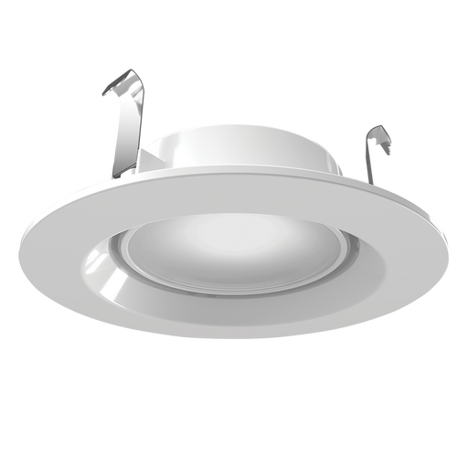 RAB 4 Inch Retrofit LED Downlight 7.5W CCT Selectable 2700K/3000K/3500K/4000K/5000K 120V Triac Smooth White With 5W Night Light (ECLPS4)