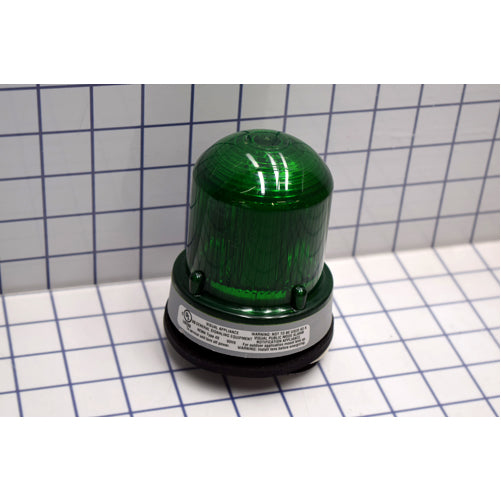 Edwards Signaling 125 Class Flashing LED Beacon In A NEMA Type 4X Enclosure Panel Or Conduit Mounting Protective Wire Guard Available (125LEDFG120A)