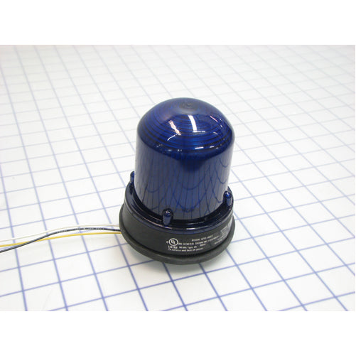 Edwards Signaling 125 Class Steady-On LED Beacon In A NEMA Type 4X Enclosure Panel Or Conduit Mounting Protective Wire Guard Available (125LEDSB24D)