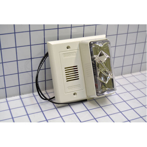 Edwards Signaling Call For Assistance Kit With 120VAC 7007B-N5 Buzzer/Strobe 6537 Emergency Pull Cord Station With Double-Pole Single Throw Switch (7008B-N5)