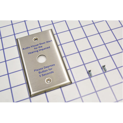 Edwards Signaling Call For Assistance Kit With 24VAC 6536-G5 Horn/Strobe 620 Push Button 147-10 Mounting Plate 592 (7005-G5)