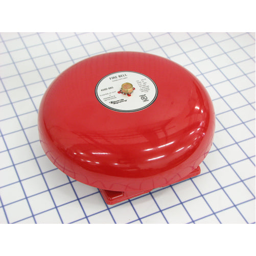 Edwards Signaling Fire Alarm Bell 8 Inch Vibrating Diode 120VAC Red (438D-8N5-R)