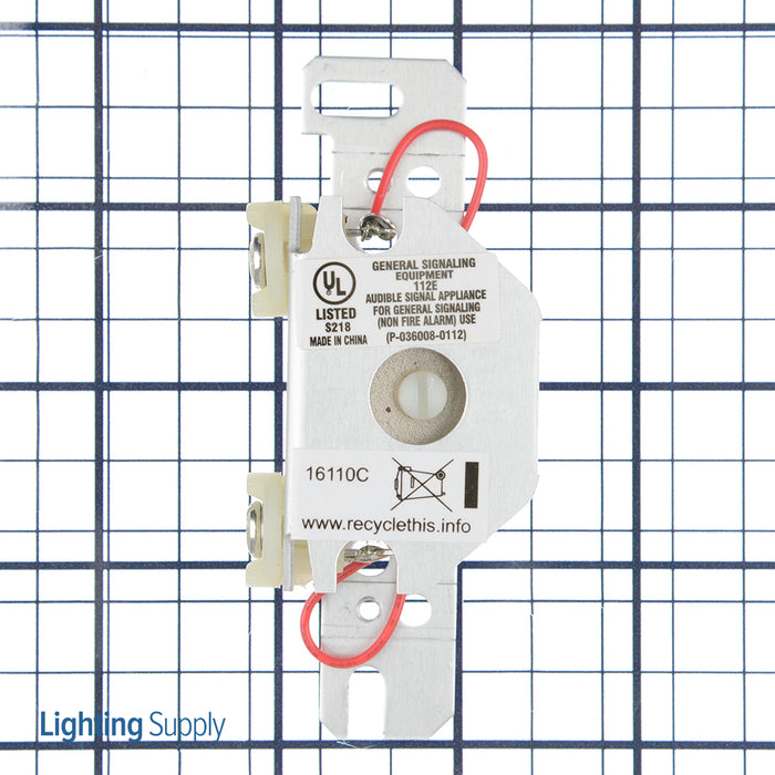 Edwards Signaling Flush Mounted Heavy-Duty Buzzer Provided With Terminals For Flying Leads Connections (1065-N5)