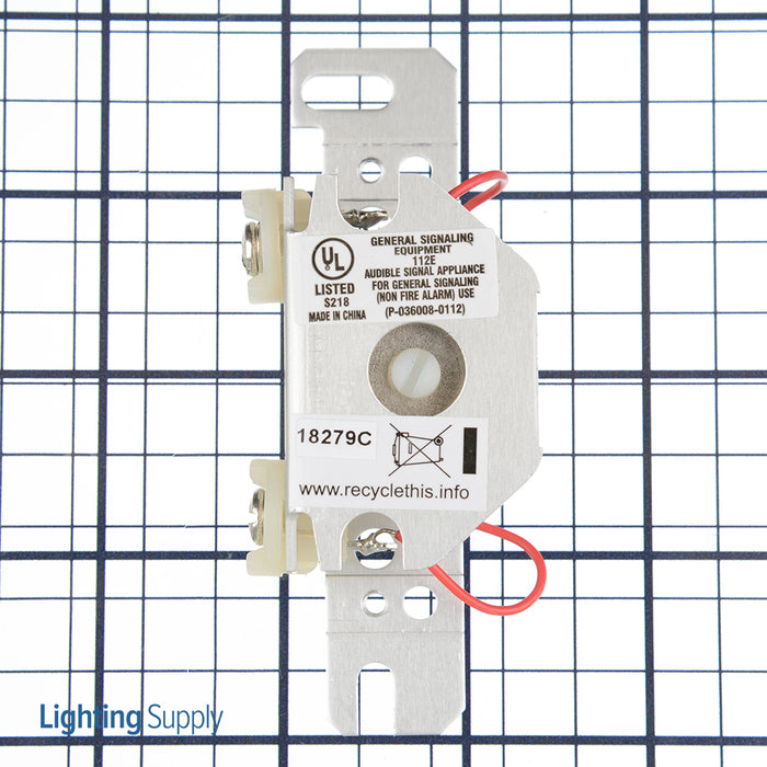Edwards Signaling Flush Mounted Heavy-Duty Buzzer Provided With Terminals For Wiring Connections (1064-G5)