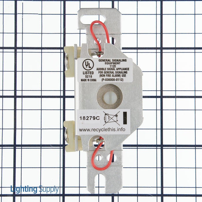 Edwards Signaling Flush Mounted Heavy-Duty Buzzer Provided With Terminals For Wiring Connections (1064-N5)