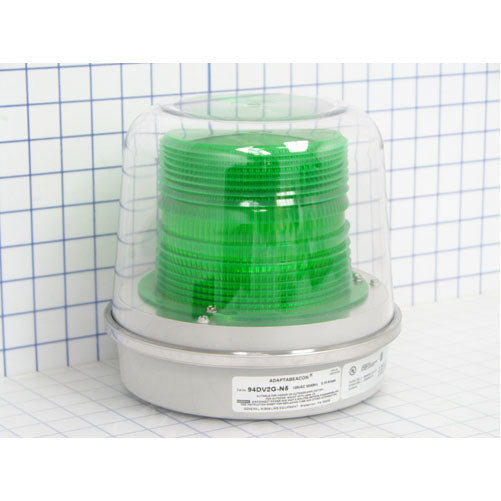 Edwards Signaling Heavy-Duty Strobe Designed For Indoor And Outdoor Applications UL Listed For Use In Division 2 Applications With Clear Dome Cover (94DV2G-N5)