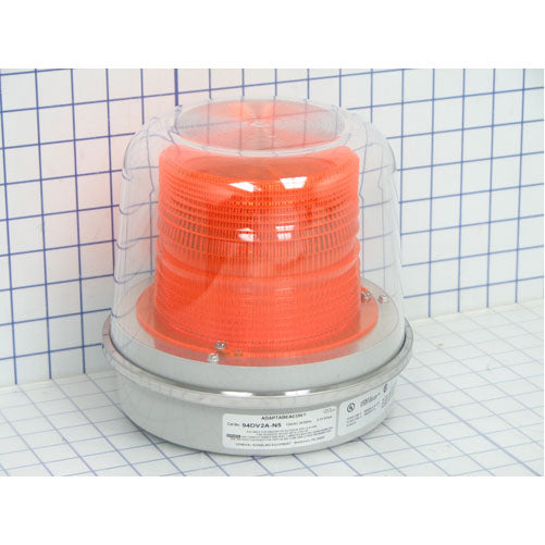 Edwards Signaling Heavy-Duty Strobe Indoor Outdoor UL Listed Division 2 Applications With Clear Dome Cover (94DV2A-N5)