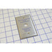Edwards Signaling Stainless Steel 1-Gang Mounting Plate For Use With 620 Push Buttons Purchased Separately (147-10)