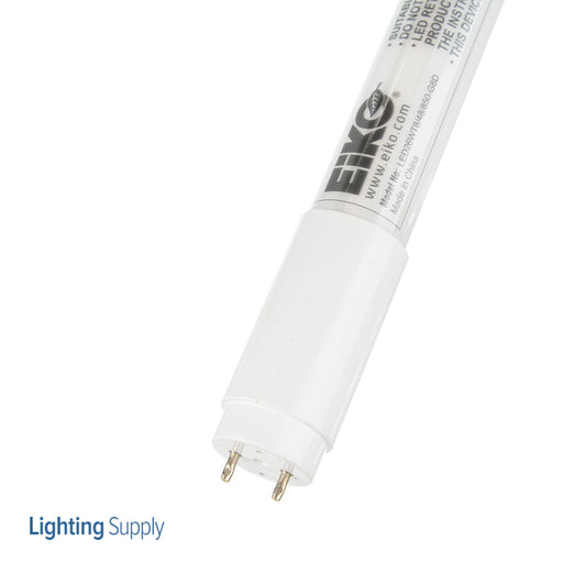 EIKO LED26WT8/48/850-G8D LED Glass Bypass/Line Voltage Single Ended DLCv4.3 T8 4 Foot 26W-3500Lm 5000K 80 CRI Bi-Pin (10468)