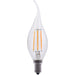 EIKO LED4WBA11E12/FIL/827-DIM-G7 LED Advantage Filament BA11 320 Degree 4W 400Lm Dimmable 80 CRI 2700K E12 120V Clear (09860)
