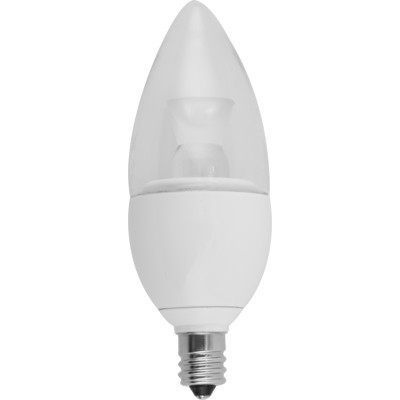 EIKO LED5WB11/E12/827-DIM-G8 LitespanLED B11 250 Degree Beam 4.5W 350Lm Dimmable 2700K 80 CRI 120V E12 (10007)