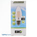 EIKO LED5WB11E26/FIL/827-DIM-G7 LED Advantage Filament B11 320 Degree 5W 500Lm Dimmable 80 CRI 2700K E26 120V Clear (09878)
