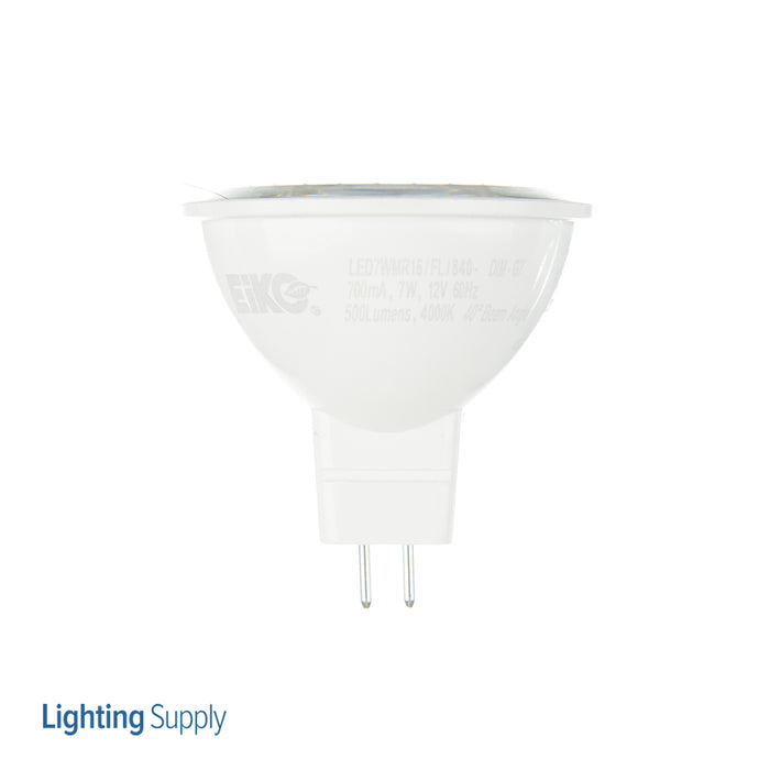 Eiko Led EIKO #09495 LED7WMR16/FL/840-DIM-G7 LED MR16 Flood 40 Degree Beam 7W ...