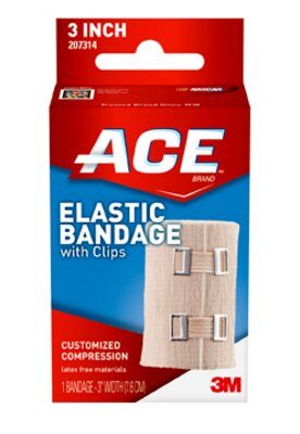 3M - 20813 Ace Brand Elastic Bandage With Clips 207314 3 Inch (7010332712)