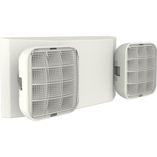 RAB Emergency Light 2-Head Emergency White Housing Remote Capacity (EM-R)