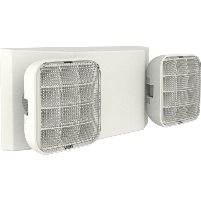 RAB Emergency Light 2-Head Emergency White Housing Remote Capacity (EM-R)