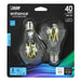 Feit Electric 5W [40W Equivalent] Daylight 5000K E26 Base A19 Enhance Filament LED Light Bulb 2-Pack (BPA1940CL950CAFIL2RP)