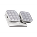 NICOR Emergency LED Remote Light Fixture Double Head K 1.5W 226.8Lm 3.6V (ERH2WH)