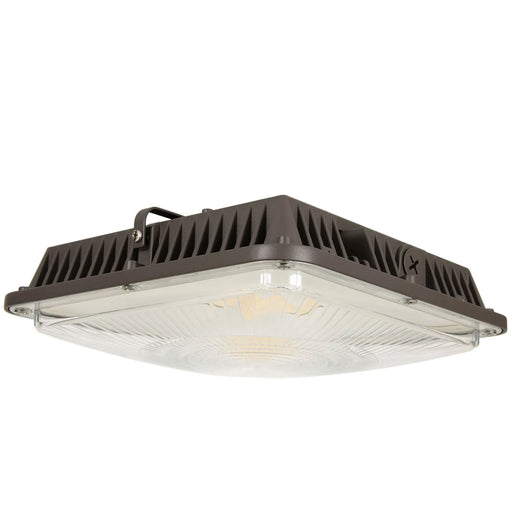 ESL Vision 30W/40W/60W Wattage Adjustable Canopy 3000K/4000K/5000K Adjustable Up To 7800Lm 3000K 120-277V Input Bronze Daylight/Occupancy Sensor Built In (ESL-CP-3060W-43050-BZ-DHOC)