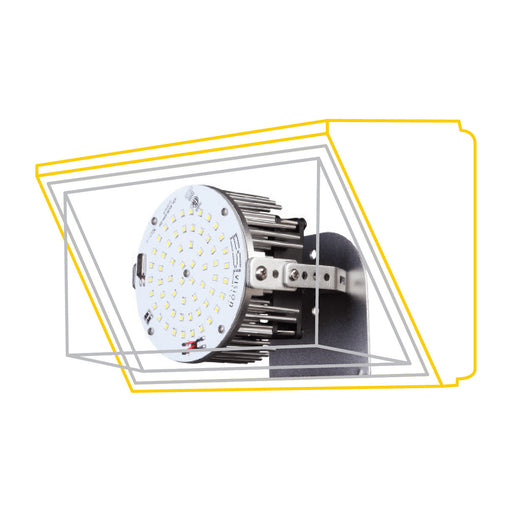 ESL Vision LED Multi-Use Retrofit MUR Series 105W 590 Nm 8600Lm 81 Lumens Per Watt 347-480V (ESL-MUR-105W-3-590NM-HV)