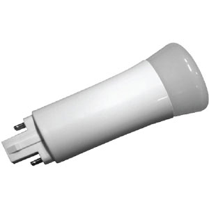 Espen Retroflex Electronic Ballast Compatible CFQ Lamp G24Q Vertical 9W 1000Lm 4000K (CLQ18WV/840-EB)