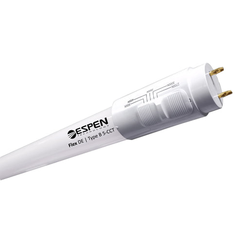 Espen Flex Type B Lamp Ballast Bypass Input 120-277Vac 4 Foot T8 3000K/3500K/4000K/5000K/6500K 12W 1600Lm/1600Lm/1650Lm/1800Lm/1800Lm (L48T8/8F/12G-ID DE)