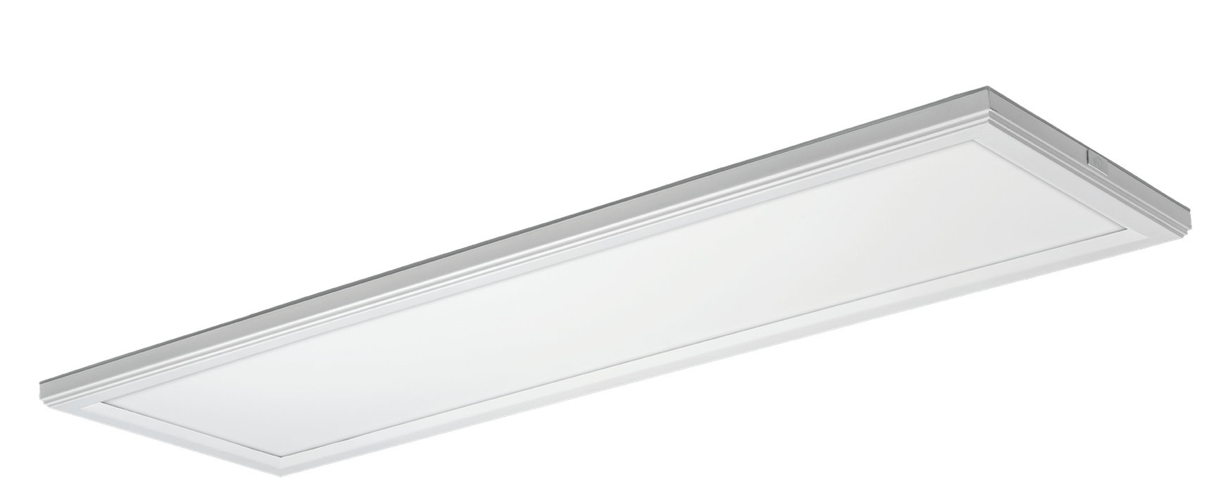 ETI CLLP-NL-4000LM-8-CP3-SV-TD-W 4 Foot X 15 Inch LED Low Profile Flush Mount With NightlightR 4000Lm 80 CRI CCT Selectable 3000K/4000K/5000K 120V Triac Dimming Matte White (56702114)