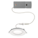 ETI DLLP-NL-4IN-650LM-9-5CP-SV-TD 4 Inch 11W Lowpro Recessed Downlight With Color Preference And Nightlight (53827103)