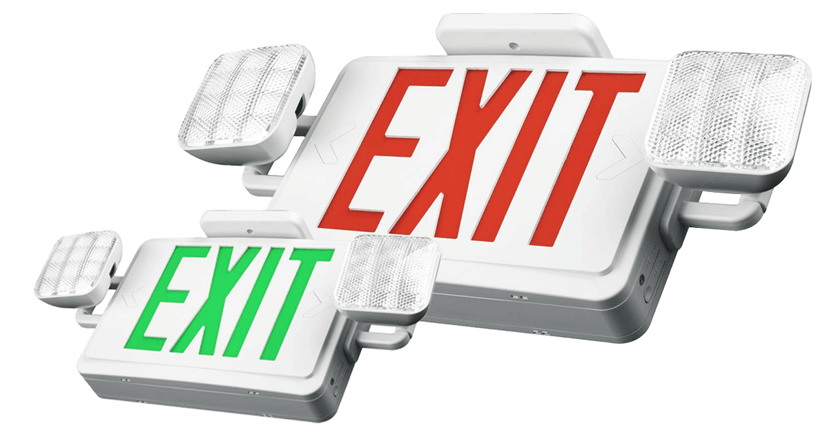 ETI 65506101 EM-ELC-RG Bicolor LED Emergency Light Exit Sign — Lighting ...