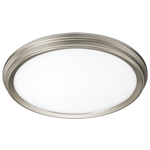 ETI FMNL-11IN-900LM-8-CP3-SV-TD-BN 11 Inch Snapfit Low Profile Flush Mount With 2000K Accent 3CCT Color 3000-5000K 900Lm 3000K 80 CRI Dimmable Brushed Nickel (56572114)