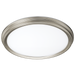 ETI FMNL-11IN-900LM-8-CP3-SV-TD-BN 11 Inch Snapfit Low Profile Flush Mount With 2000K Accent 3CCT Color 3000-5000K 900Lm 3000K 80 CRI Dimmable Brushed Nickel (56572114)