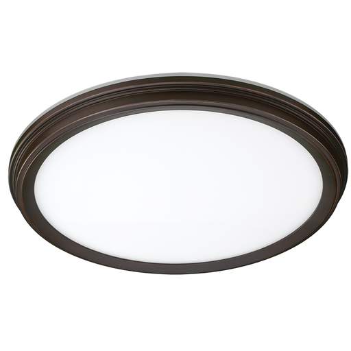 ETI FMNL-11IN-900LM-8-CP3-SV-TD-ORB 11 Inch Snapfit Low Profile Flush Mount With 2000K Accent 3CCT Color 3000-5000K 900Lm 3000K 80 CRI Dimmable Oil Rubbed Bronze (56572115)